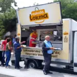 Askida lokma, hayır lokması dağıtımı